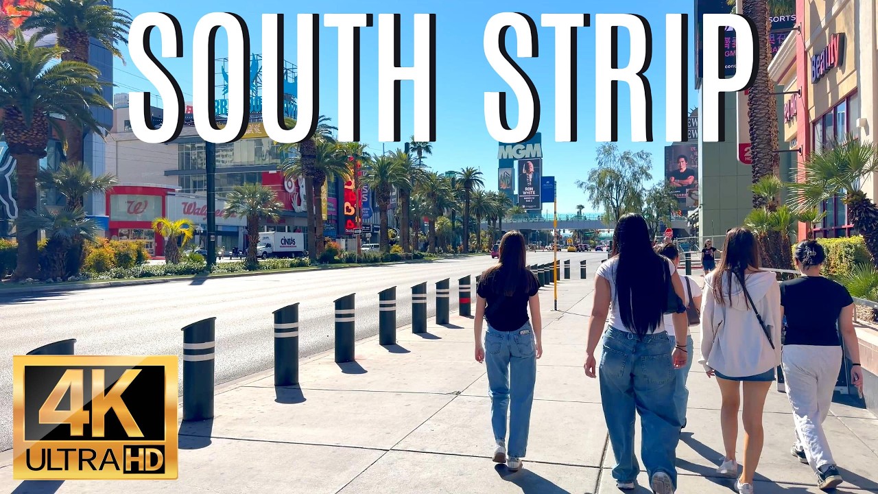 Las Vegas Strip Walking Tour 2026 | Harmon to New York-New York | 76° Sunny Morning [4K]