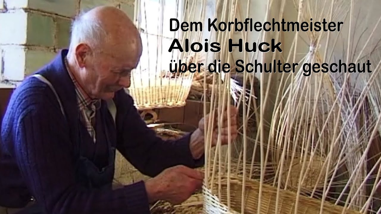 Sinzheim - Dem Korbflechtmeister Alois Huck über die Schulter geschaut