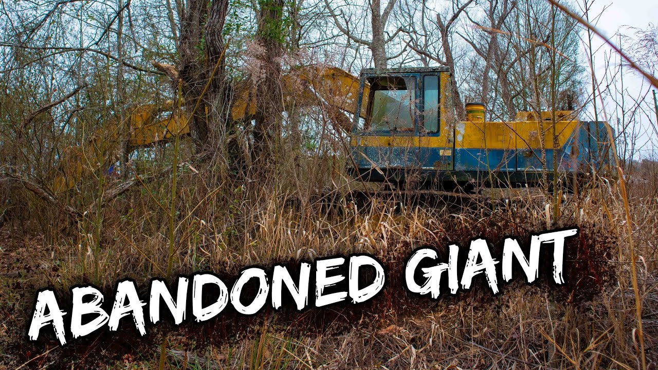 LOST! We Found an Excavator hiding in the swamp! Will it DIG again?