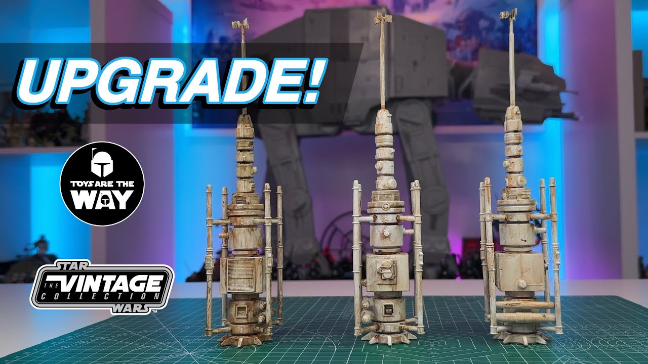 Star Wars Diorama! Tatooine Moisture Vaporator Repaint & Tutorial | The Vintage Collection