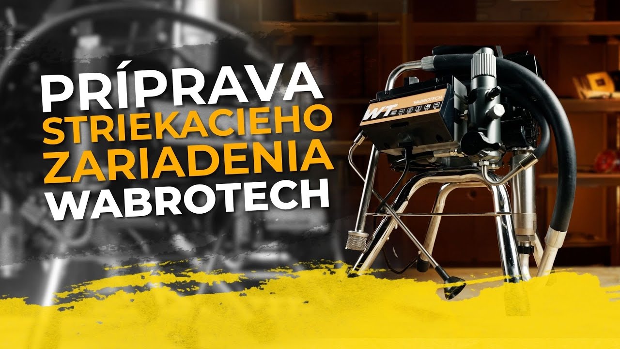 Prvé uvedenie do prevádzky malého agregátu na maľovanie | Príprava na prácu | WABROTECH WT20i WT28