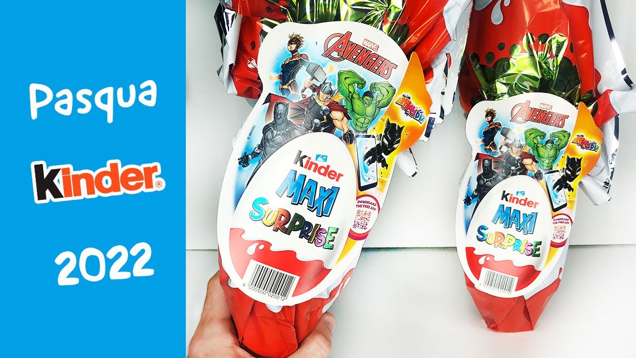 Kinder GRANSORPRESA 2022 Kinder Surprise Easter 22 MARVEL AVENGERS Огромный Киндер Пасха 22 МСТИТЕЛИ