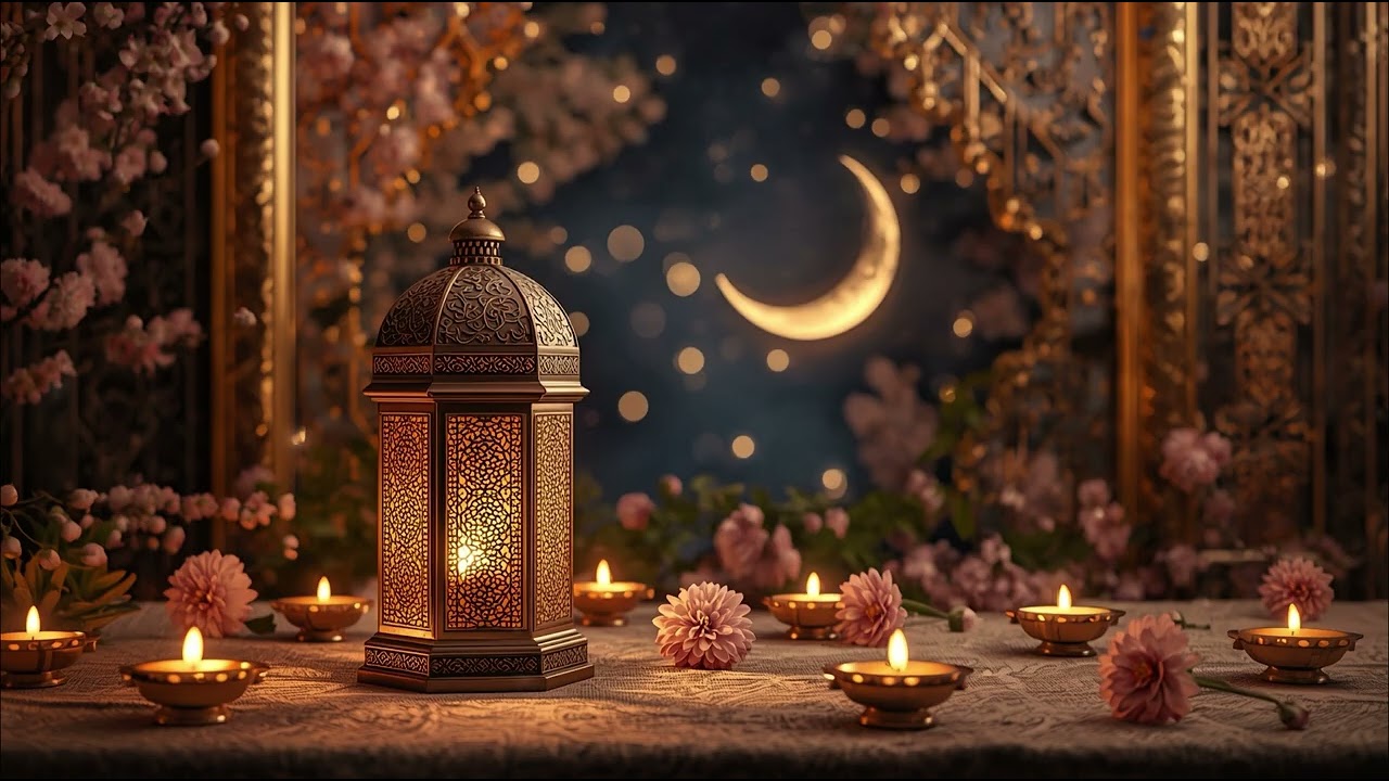 3 Hours Ramadan Kareem TV Background 🌙 | Relaxing Islamic Ambience 4K | خلفية رمضانية فخمة للاسترخاء