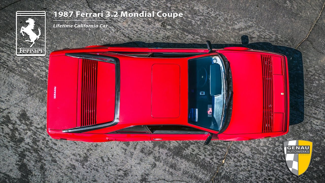 1987 Ferrari 3.2 Mondial Coupe, a mid-engine masterpiece
