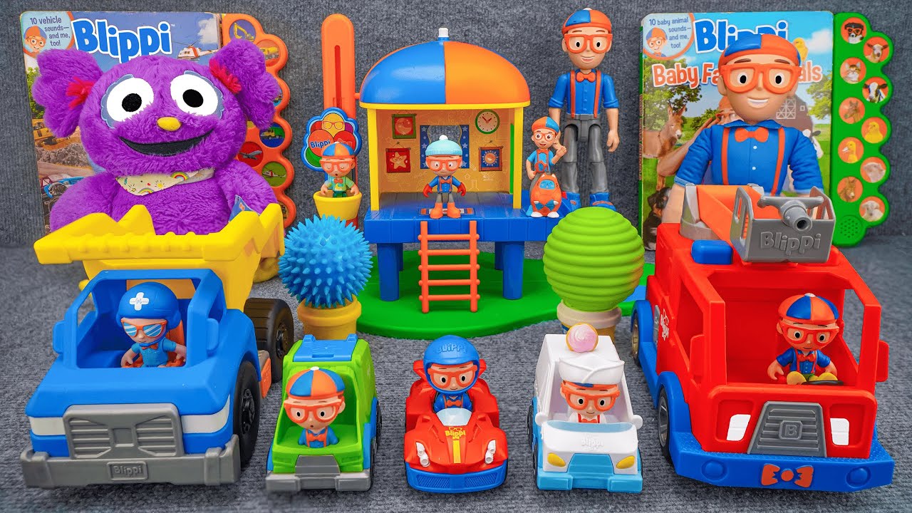 67 Minutes Satisfying with Unboxing Cute Blippi First Party Toys Collection ASMR | Review Toys
