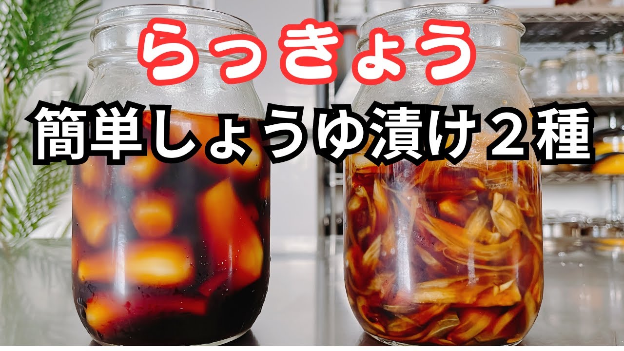 3日で完成！簡単らっきょう醤油漬けの作り方