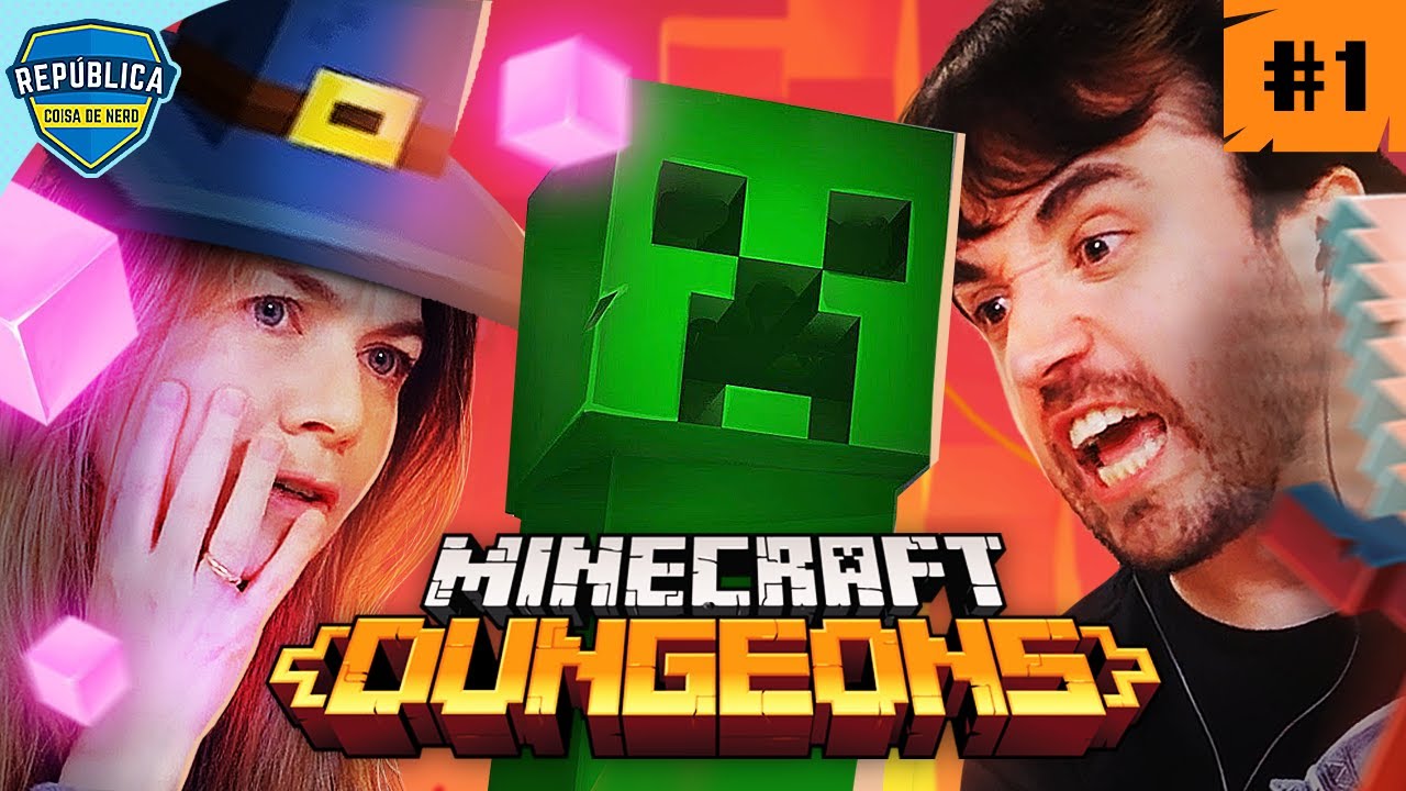 MINECRAFT DUNGEONS! - A Caverna de Minas (Minas Gerais?!)