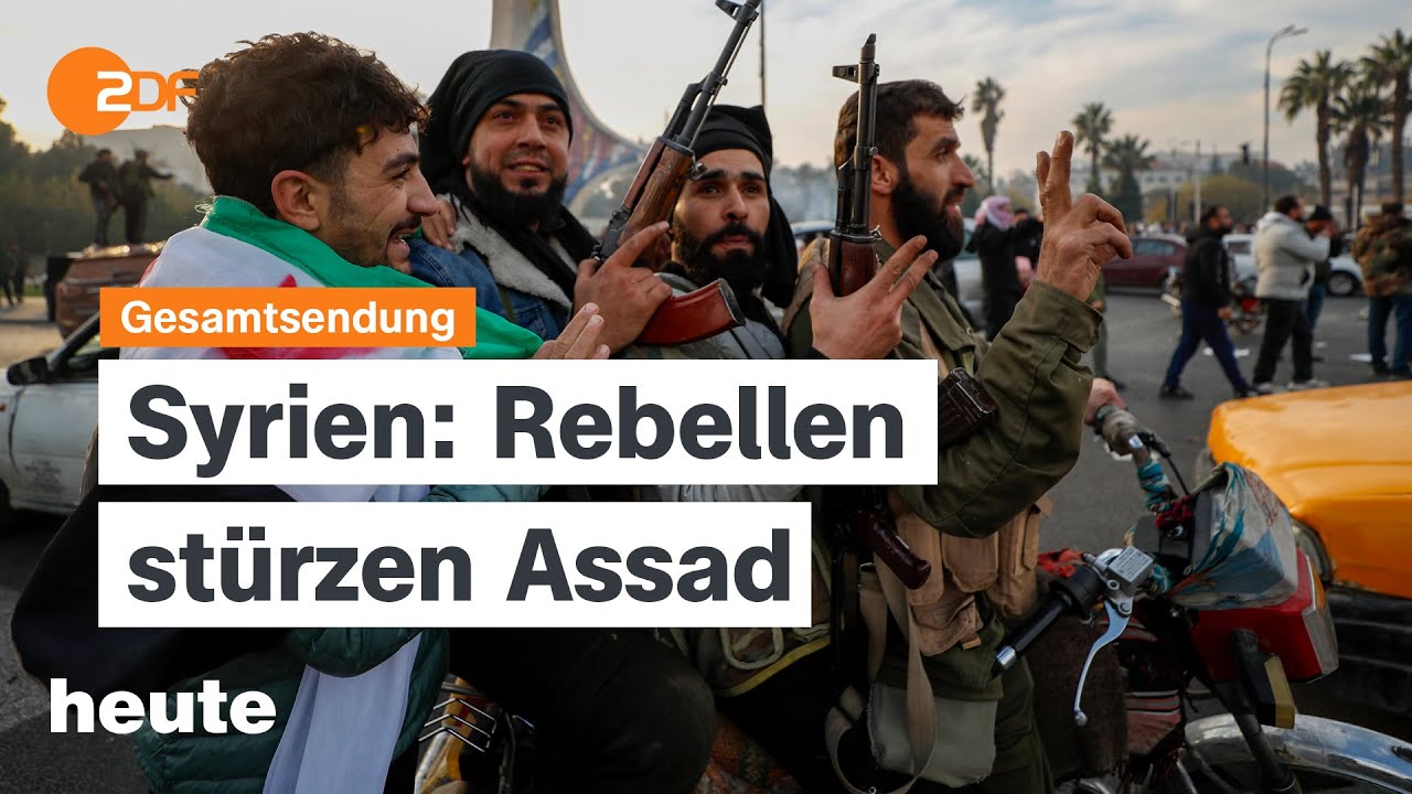 heute 19:00 Uhr vom 08.12.2024 Assad-Regime in Syrien gestürzt