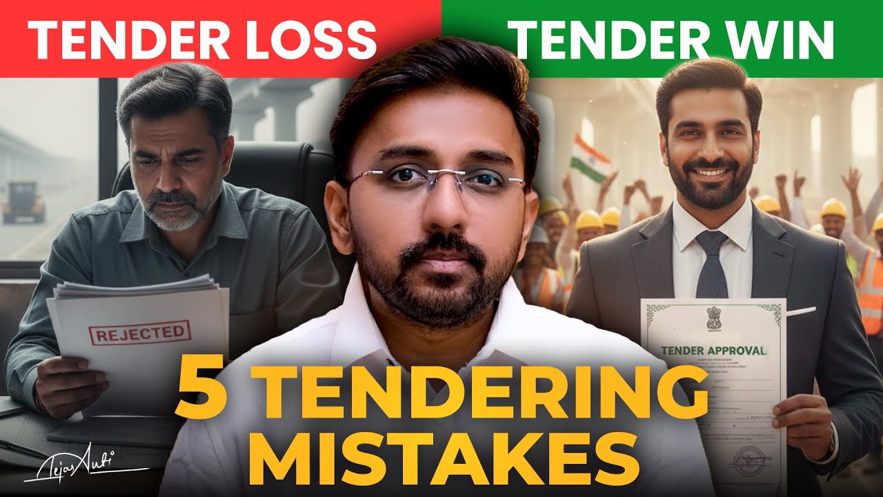 5 Critical Mistakes in Highway Tendering that Cost Small Contractors Crores | (2025 Guide)