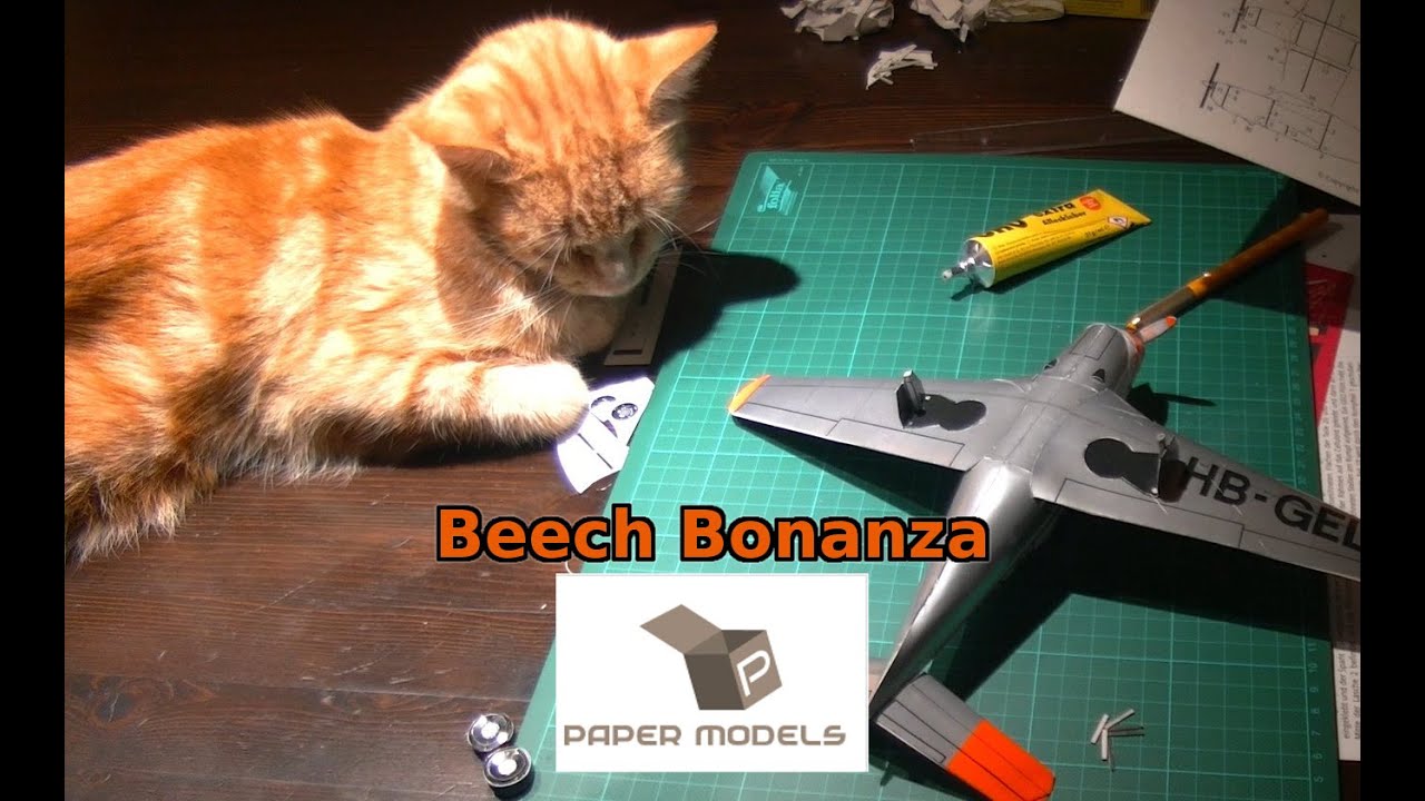 Geli Modell Beech Bonanza Paper Model