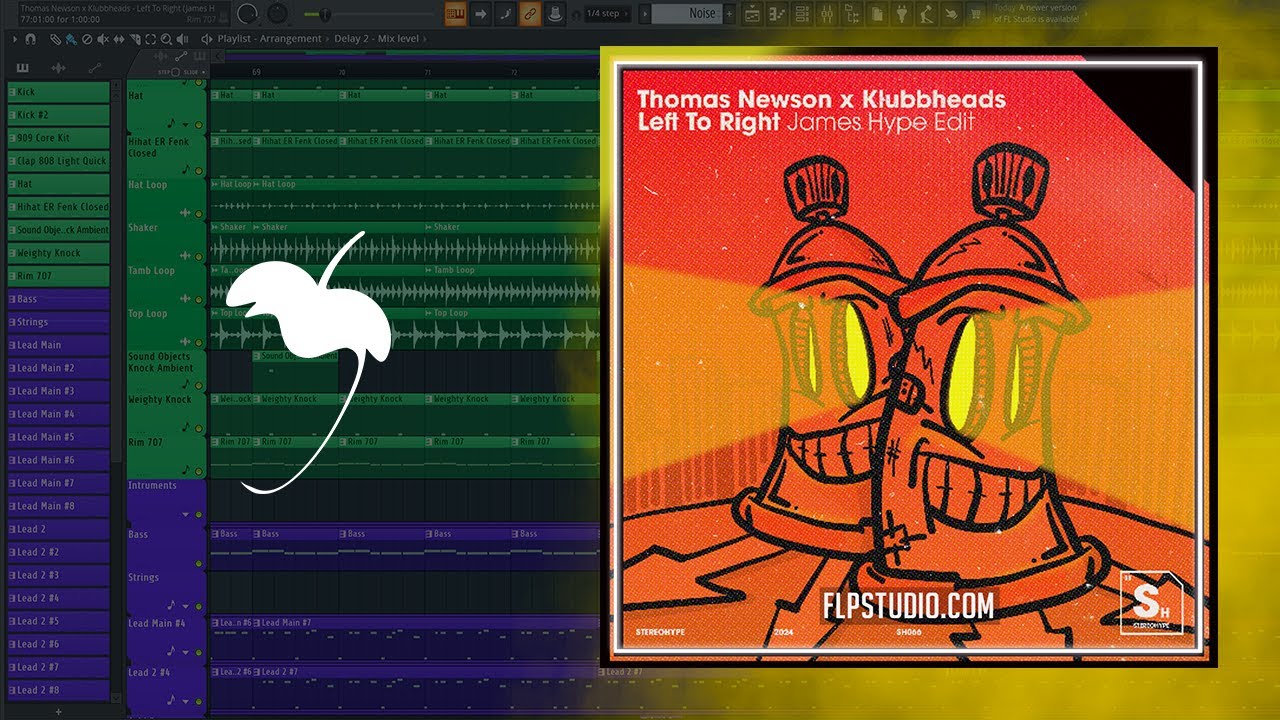 Thomas Newson x Klubbheads - Left To Right James Hype Edit (FL Studio Remake)