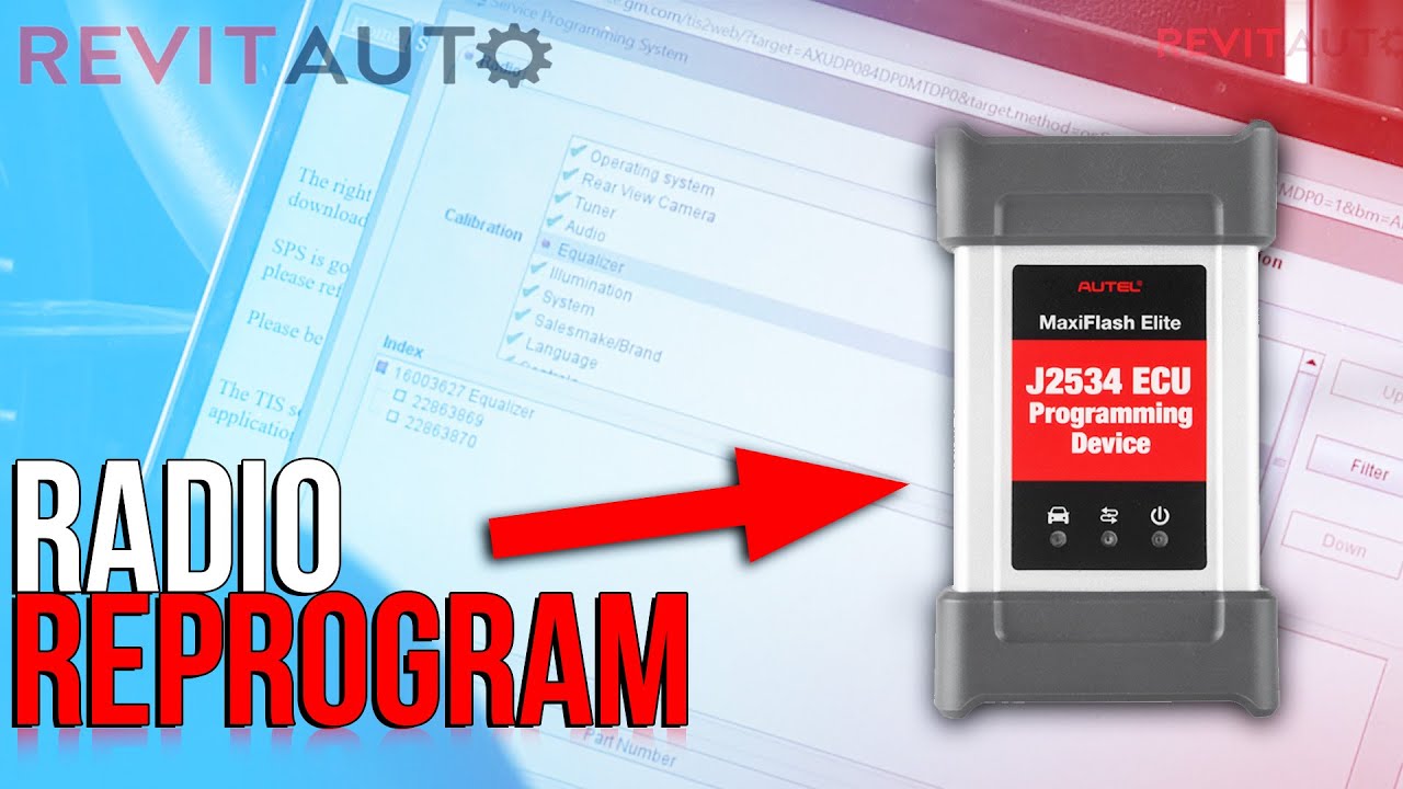 Как перепрограммировать новую магнитолу с помощью Autel J2534