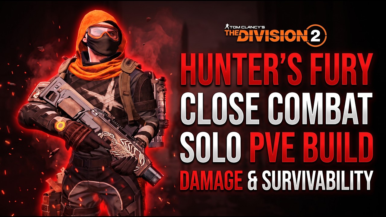 This Close Combat Solo Hunter&rsquo;s Fury Build Is UNSTOPPABLE&hellip;Insane Damage & Survivability (Division 2)