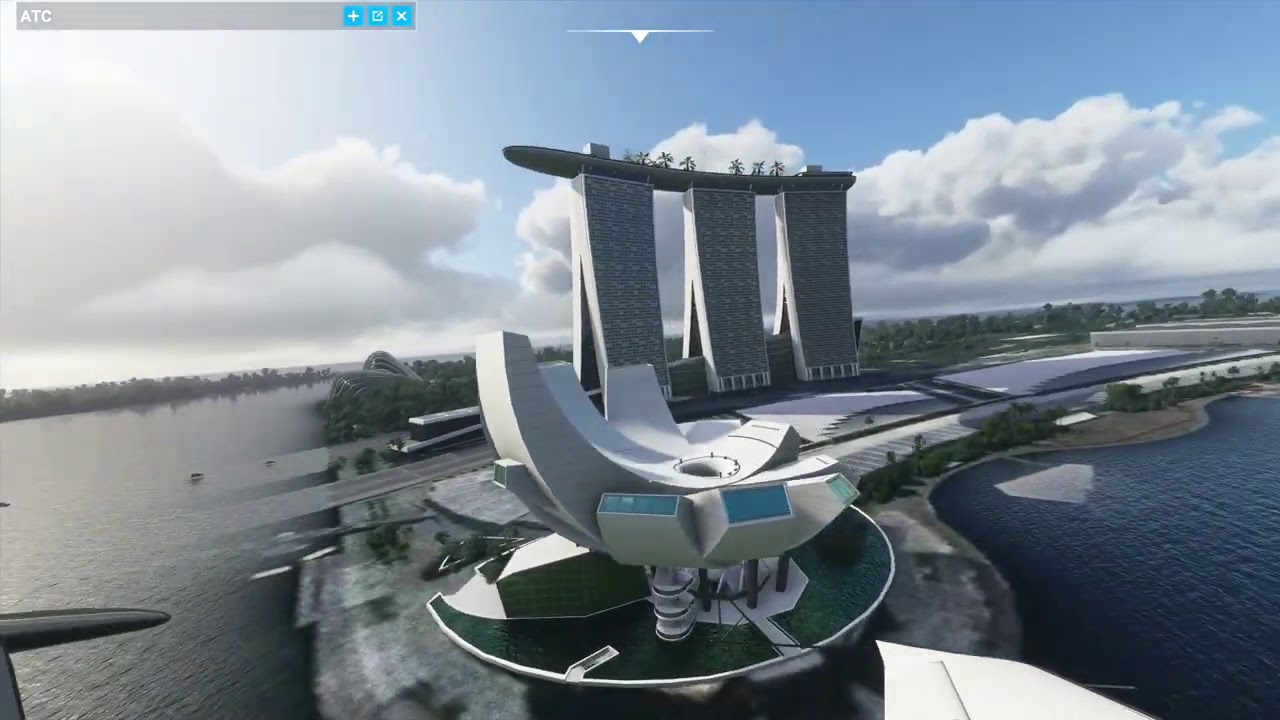 Singapore in Microsoft Flight Simulator Release version