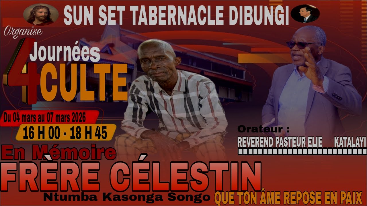 Quatrième Journée du Deuil de Frère Célestin KASONGA