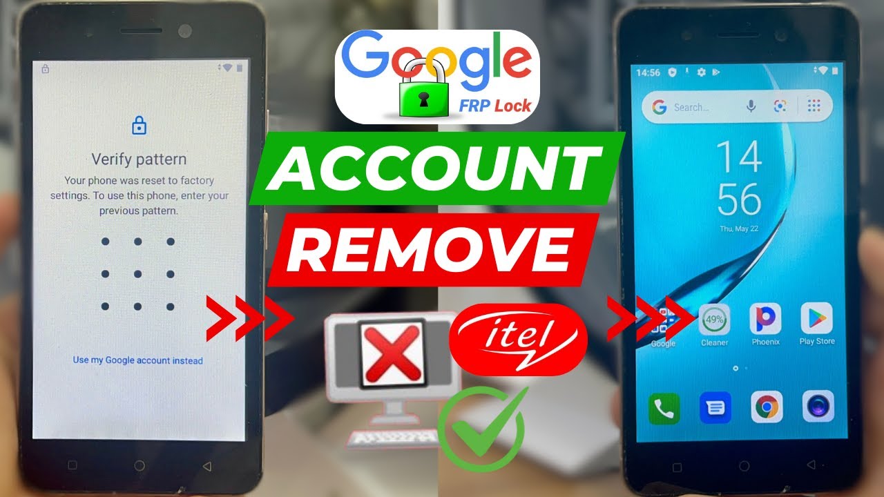 FRP Bypass Itel A16 Plus || Itel Google Account Remove