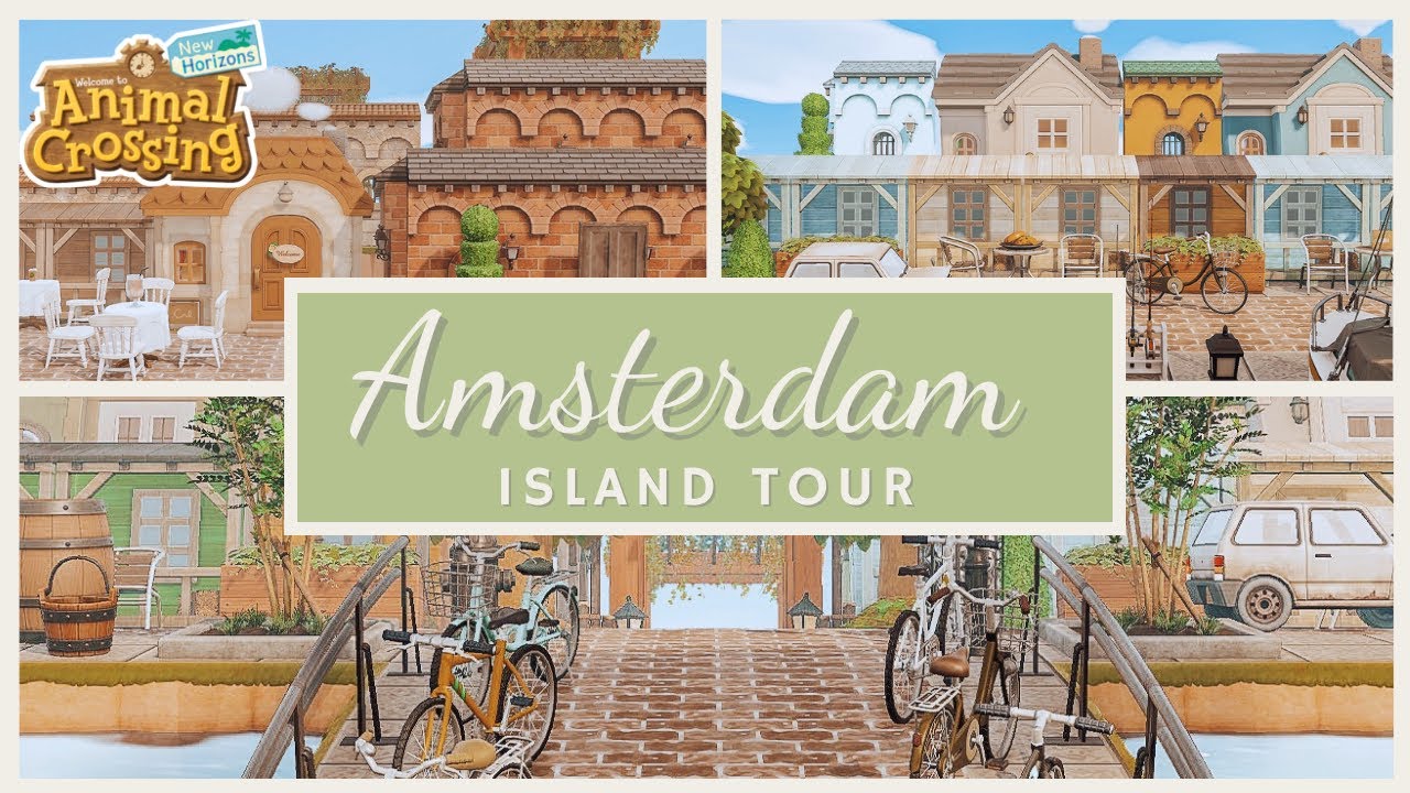 Complete European City Island Tour | Animal Crossing: New Horizons