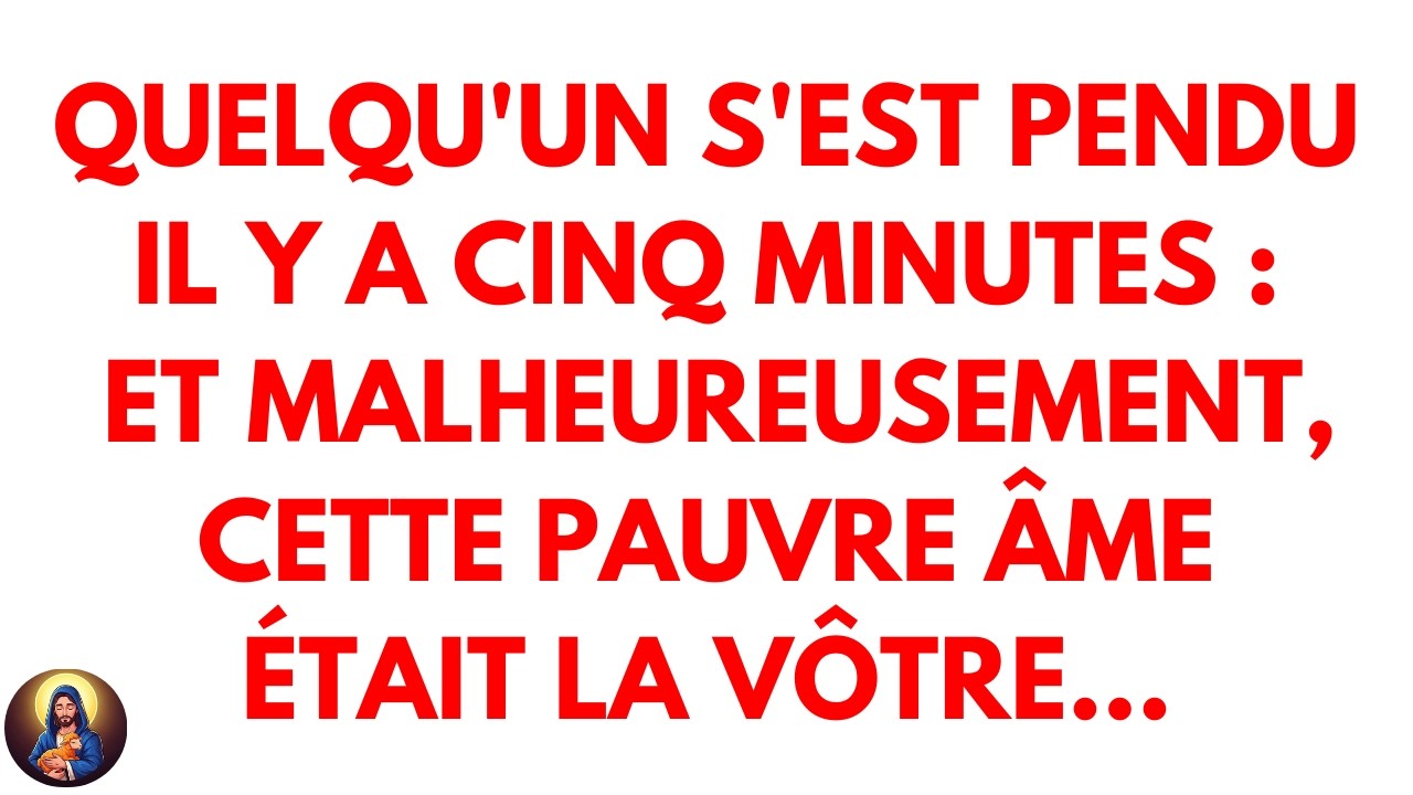 🚨Quelqu'un s'est pendu il y a cinq minutes : et malheureusement, cette pauvre âme était la vôtre...