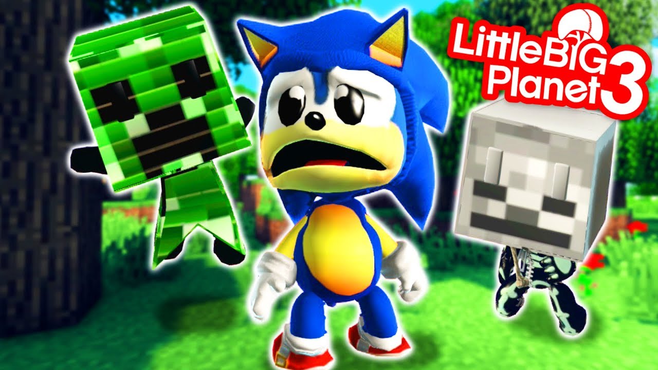 Sonic in Minecraft Survival - LittleBigPlanet 3 | EpicLBPTime