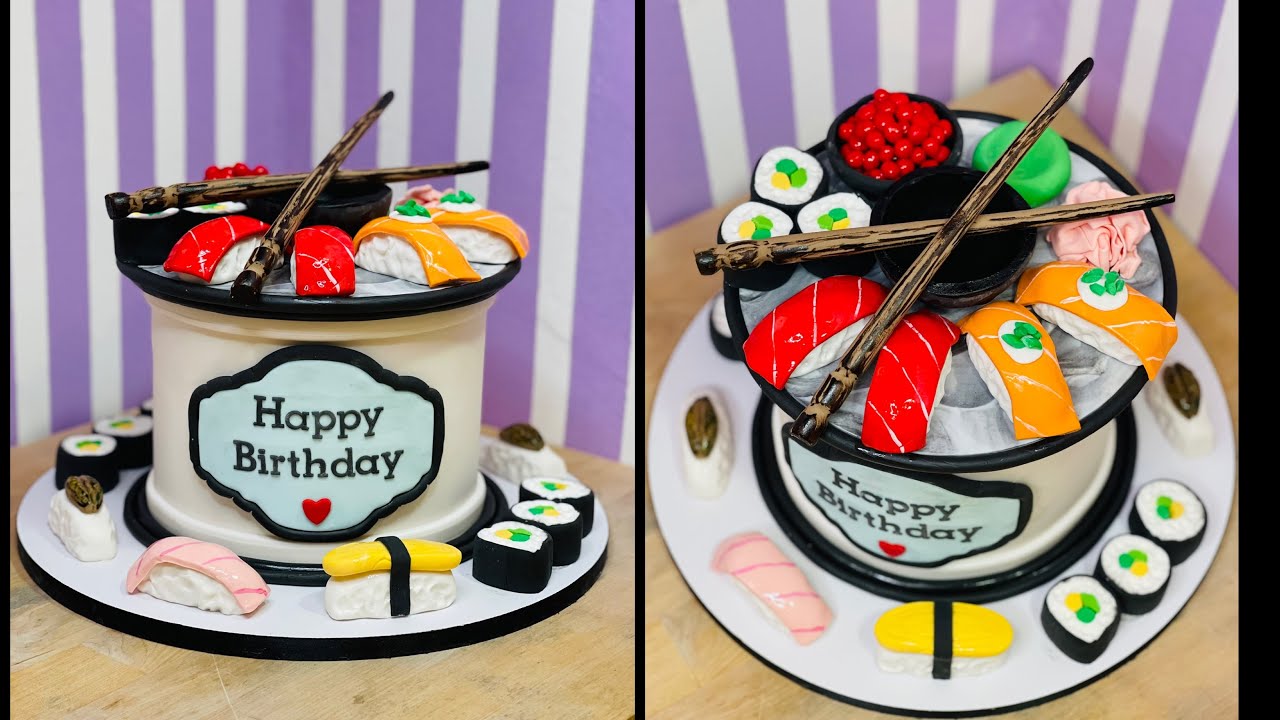 Sushi Platter Cake