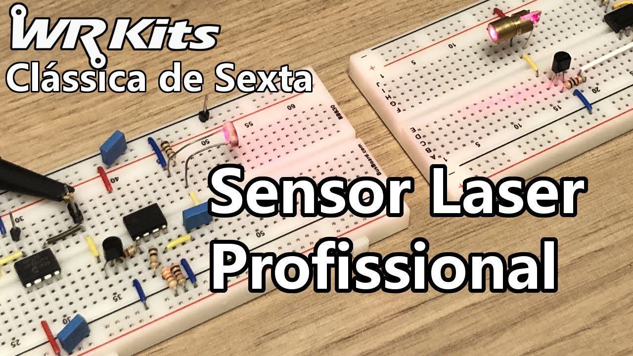SENSOR LASER PROFISSIONAL | Vídeo Aula #472