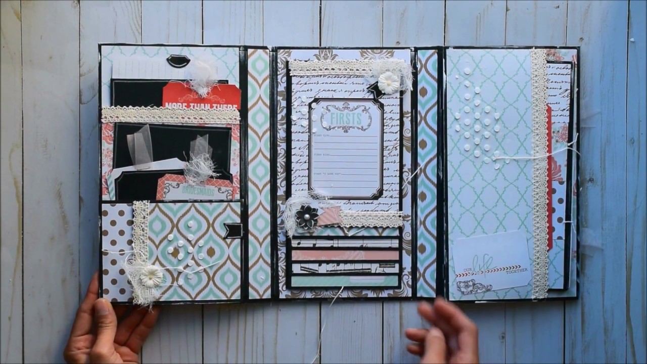 Mini Trifold Folio | Teresa Collins - Save the Date