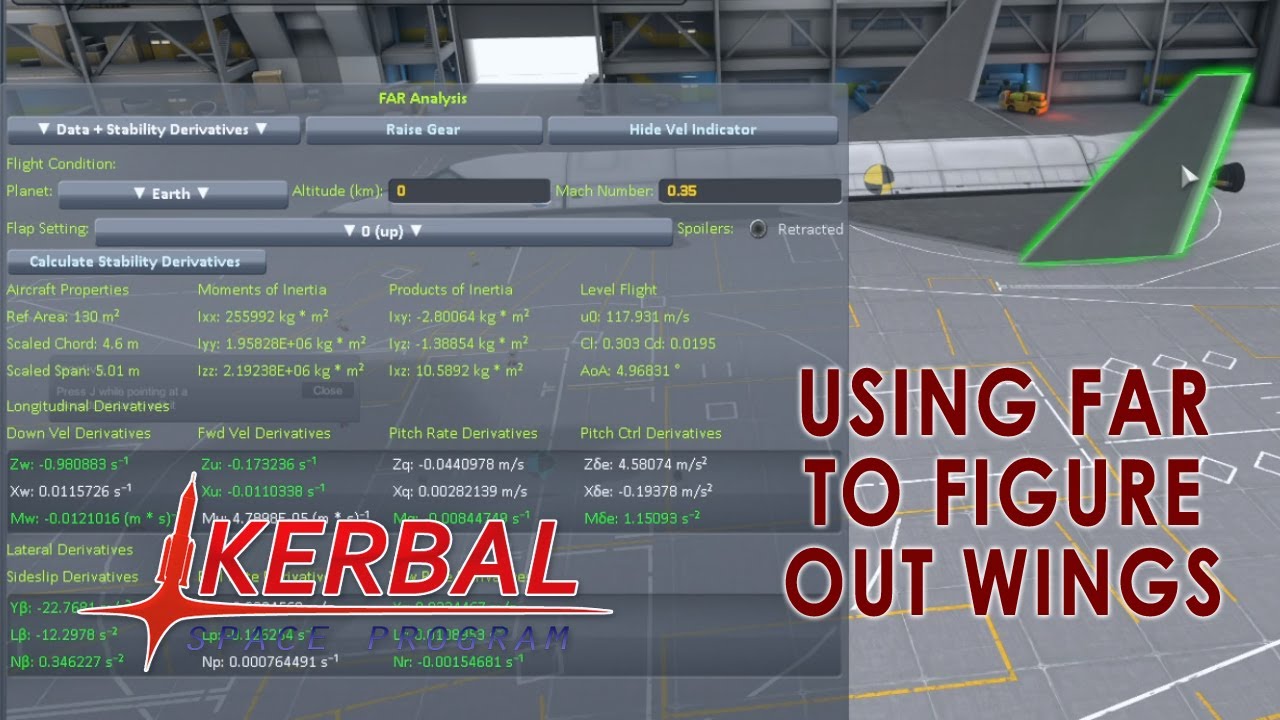 Using FAR to Find How Much Wing You Need (KSP 1.12.5)