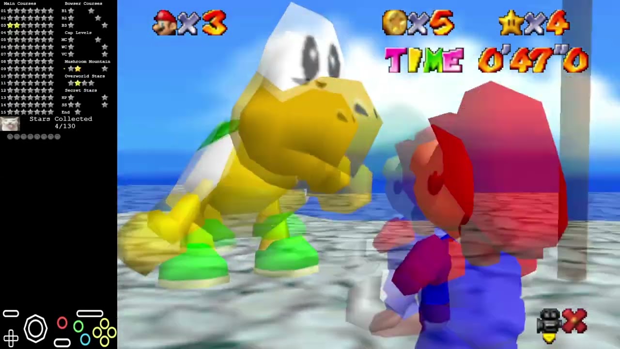 Beta Super Mario Star Road (Savestateless)
