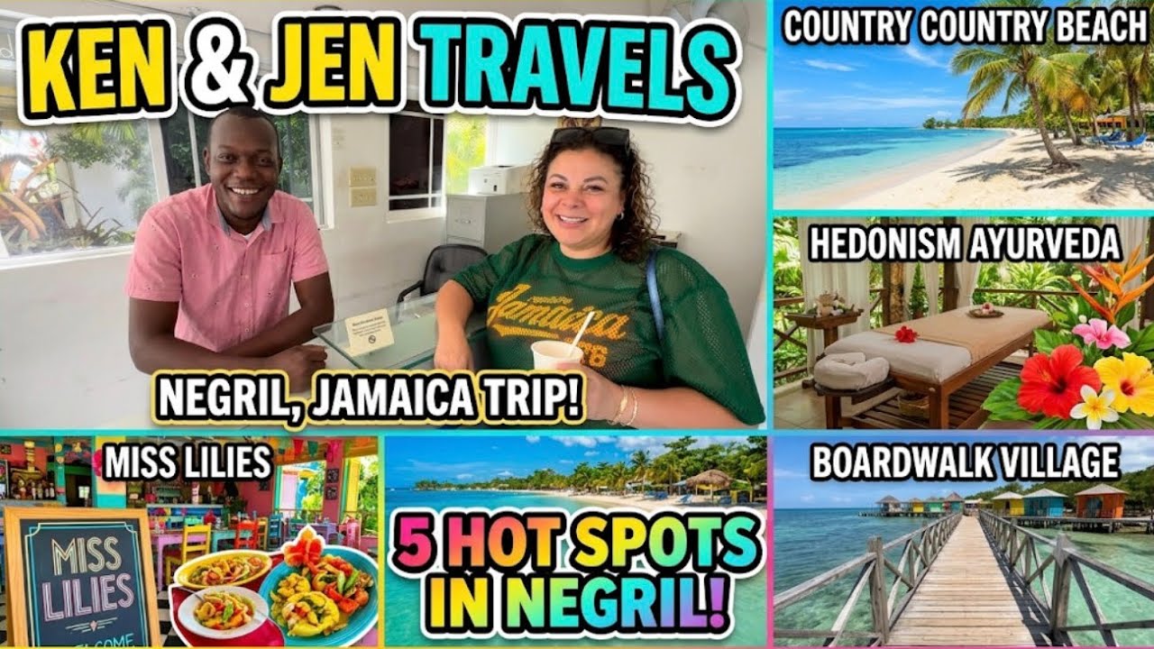Мы нашли ЛУЧШИЕ места в Негриле, Ямайка! 🌴🌊 | Ken & Jen Travels