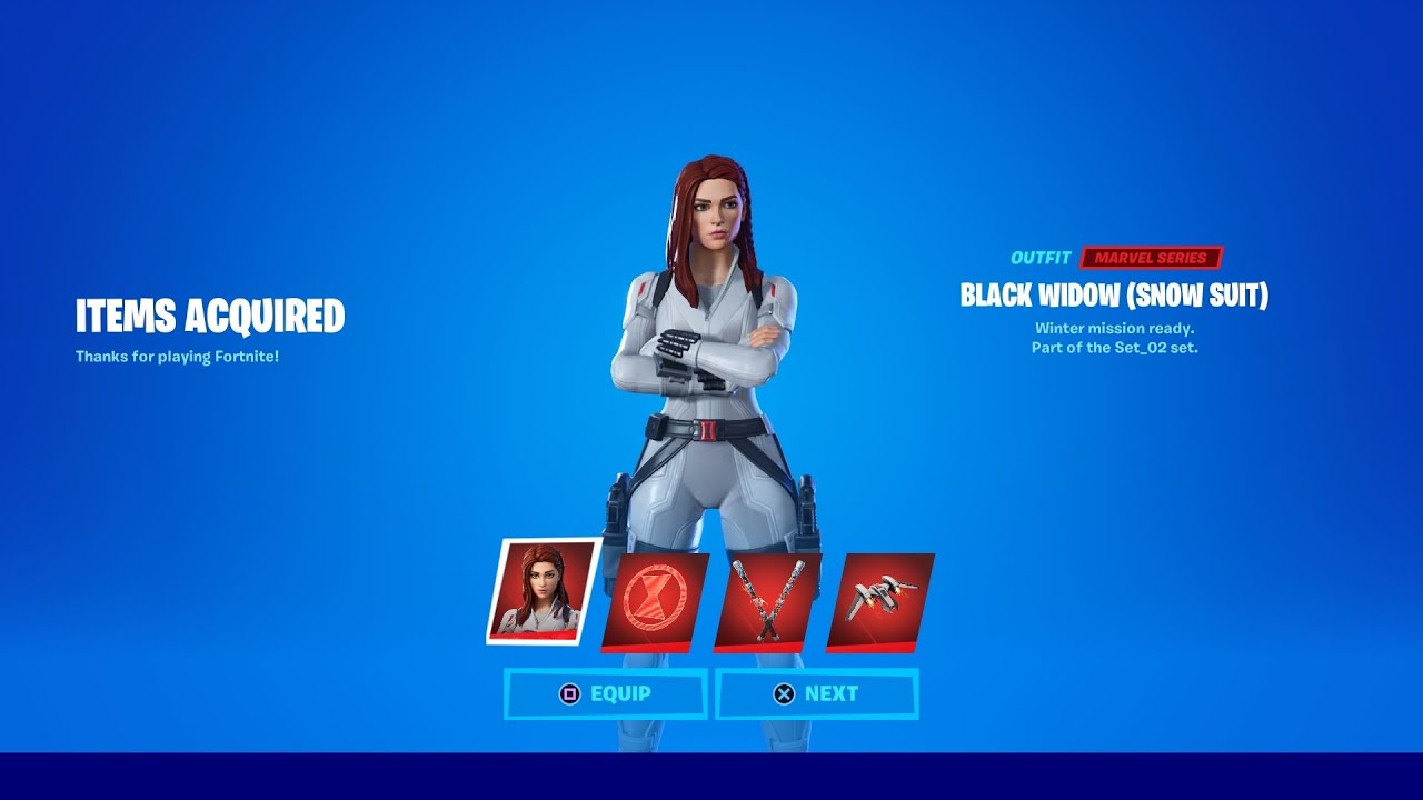 HOW TO GET NEW BLACK WIDOW SNOW SUIT BUNDLE IN FORTNITE!