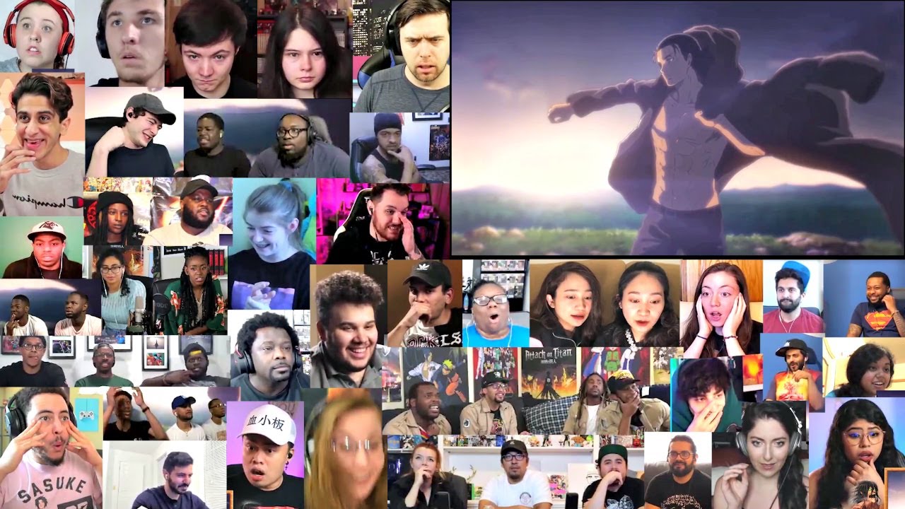 Attack on Titan Season 4 Final Season Trailer Reaction Mashup