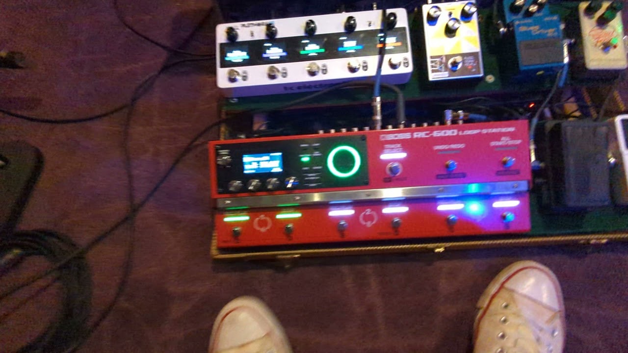 Boss RC-600 Assigning Rhythm to Only One Track