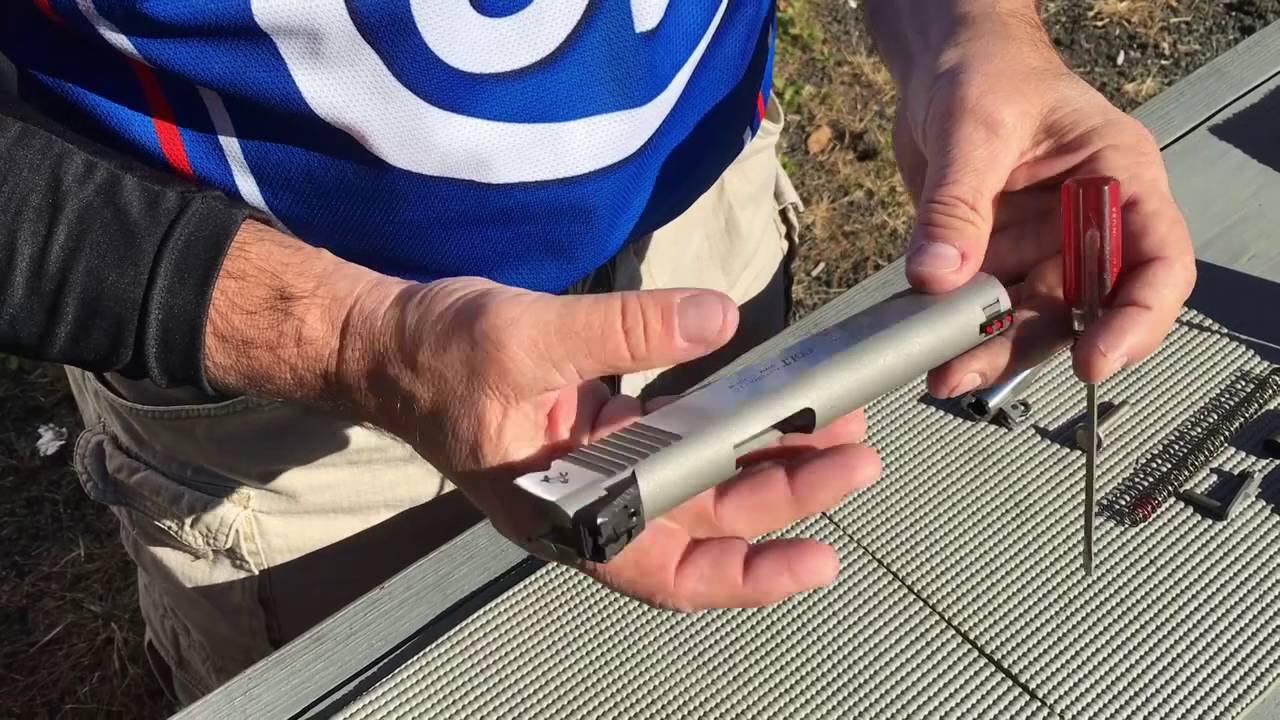 Как чистить пистолет Colt 1911