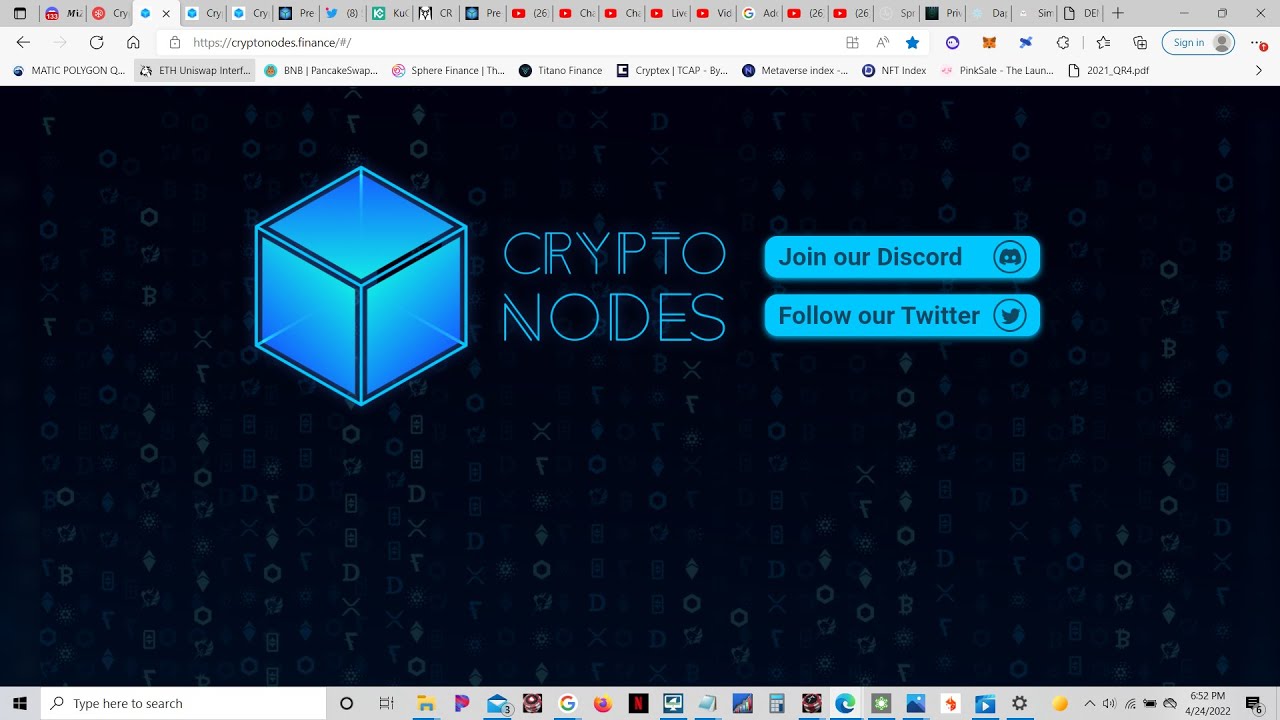 CRYPTO NODES PRESALE WHITELIST COVERAGE, PUBLIC LAUNCH INFO, SCOTTC VIP DISCORD, CZ KITCHEN LAUNCH