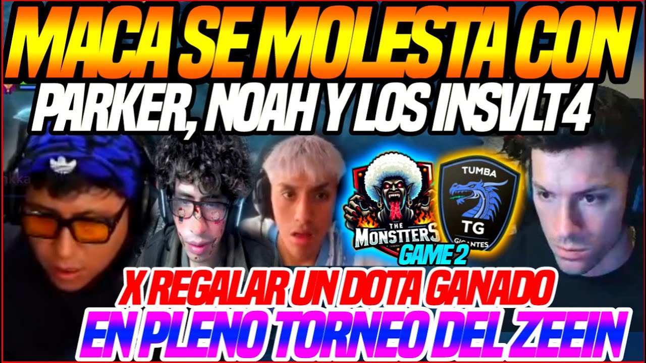 🔥PIC4NTE🔥MACARIUS M4NDA A LA MRD a PARKER y a NOAH x REGALAR UN DOTA GANADO, CONTR4 EL T. PATRICIO
