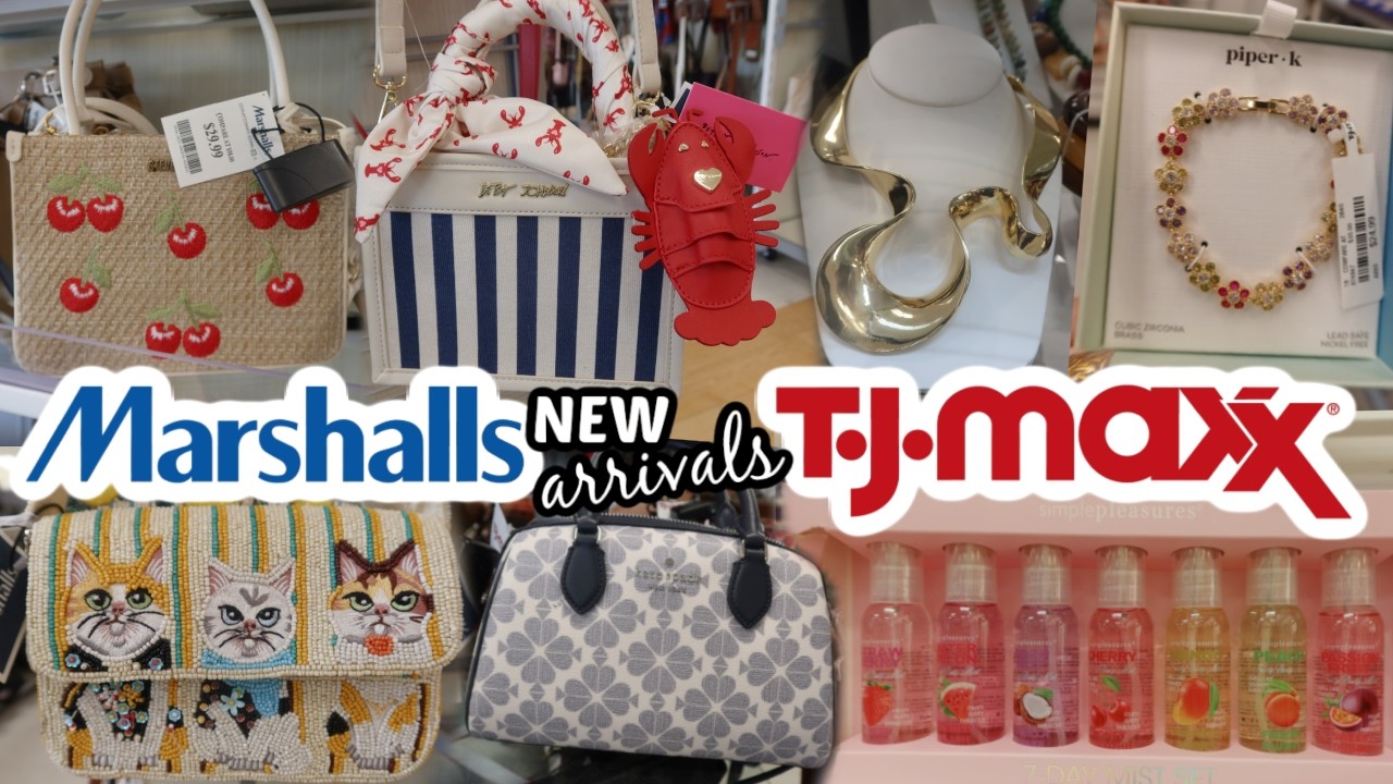 TJMAXX & MARSHALLS!! NEW FINDS!! PURSES/JEWELRY & MORE