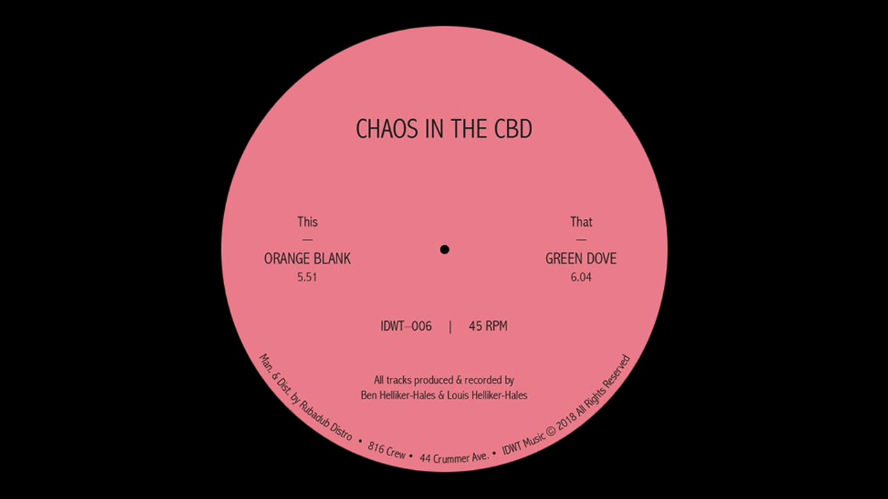 Chaos In The CBD - Orange Blank