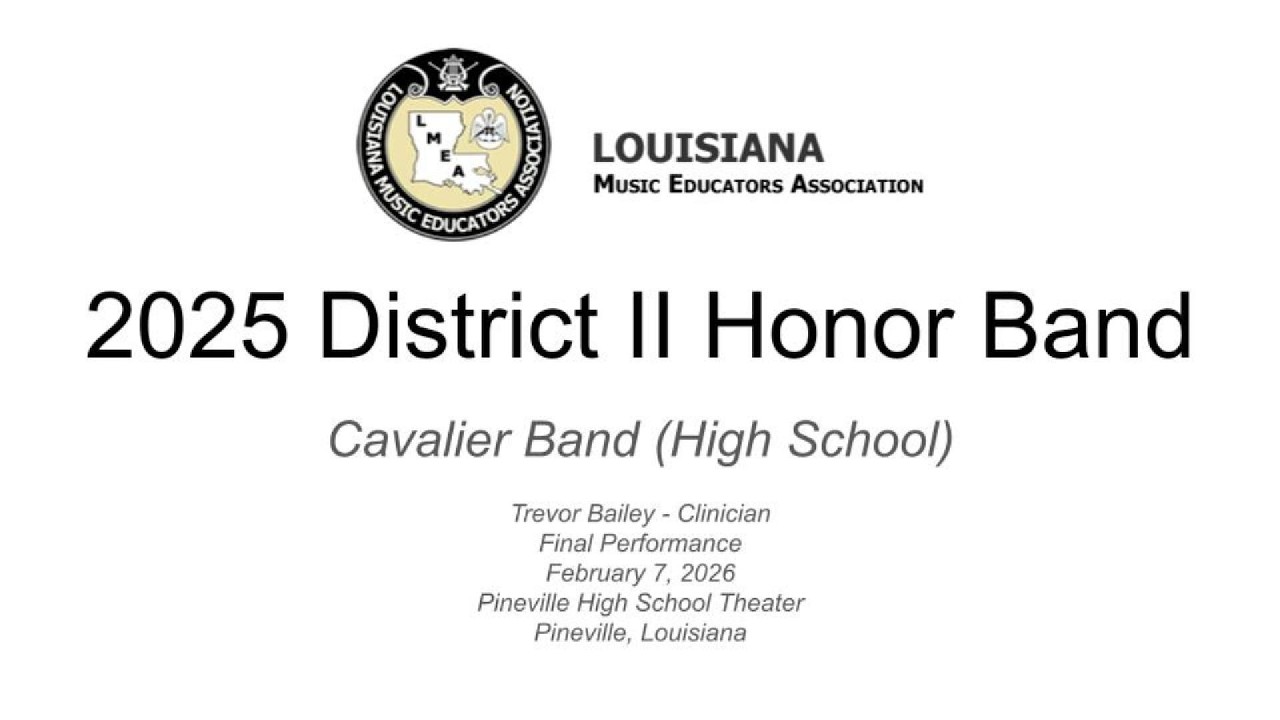 2026 LMEA District II Cavalier Band