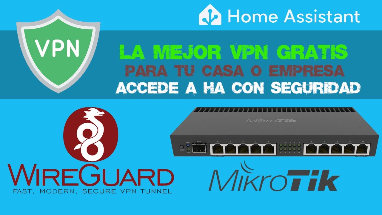 Mikrotik y VPN WIREGUARD para Home Assistant - Alternativa a DuckDNS