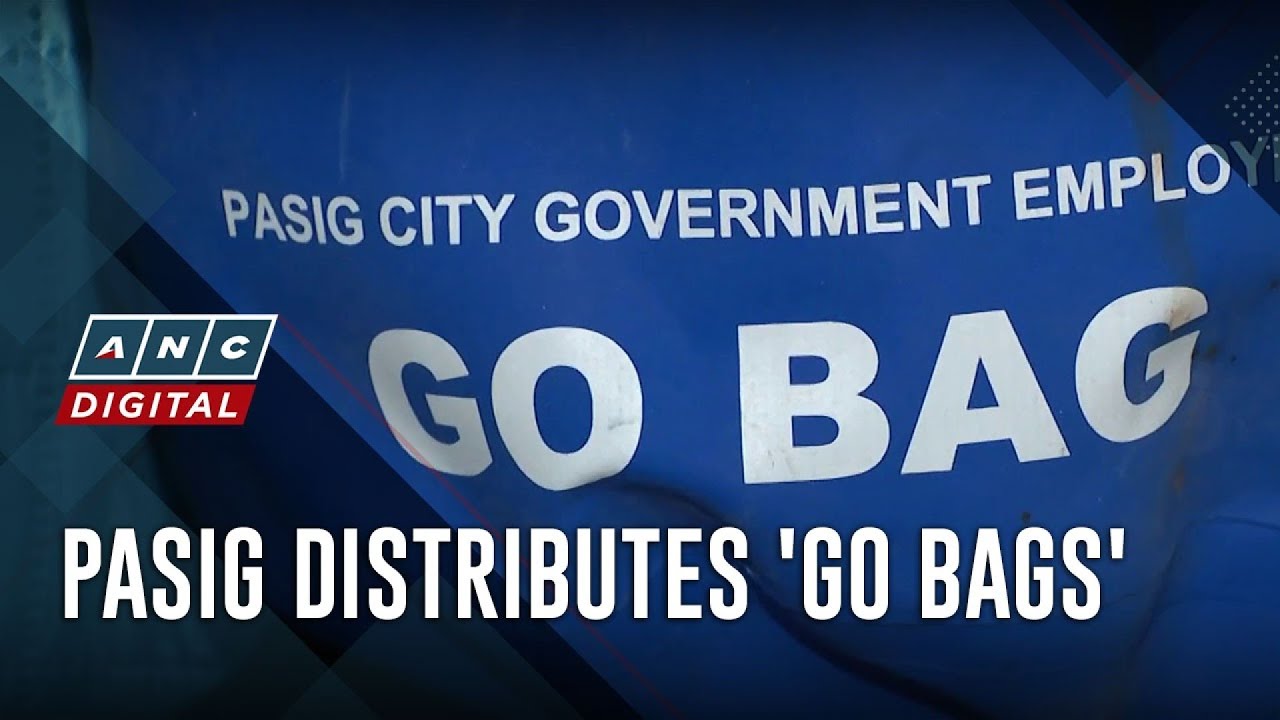 Pasig LGU ramps up disaster response with emergency 'go bag' for residents | ANC