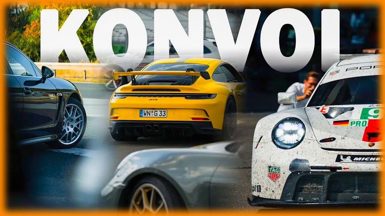 911 RSR, GT4 RS, 992 GT3 uvm… Im Porsche Konvoi geht’s zur Frühschicht zum PEC Hockenheimring!