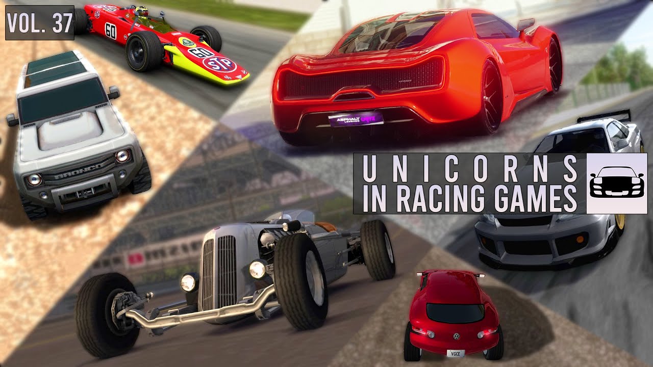Unicorns in Racing Games (Rare Cars) (Volume 37)