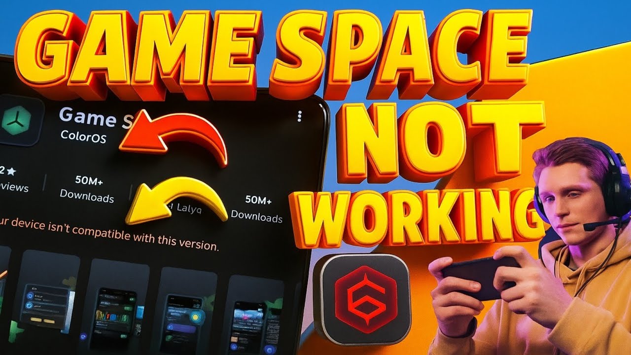 ⚡ Realme Game Space Not Working Solution | Oppo Game Space Fix