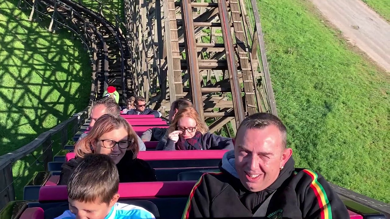 France Moselle WALYGATOR PARK Anaconda FULL / France Moselle Parc Walygator Manège Anaconda Complet