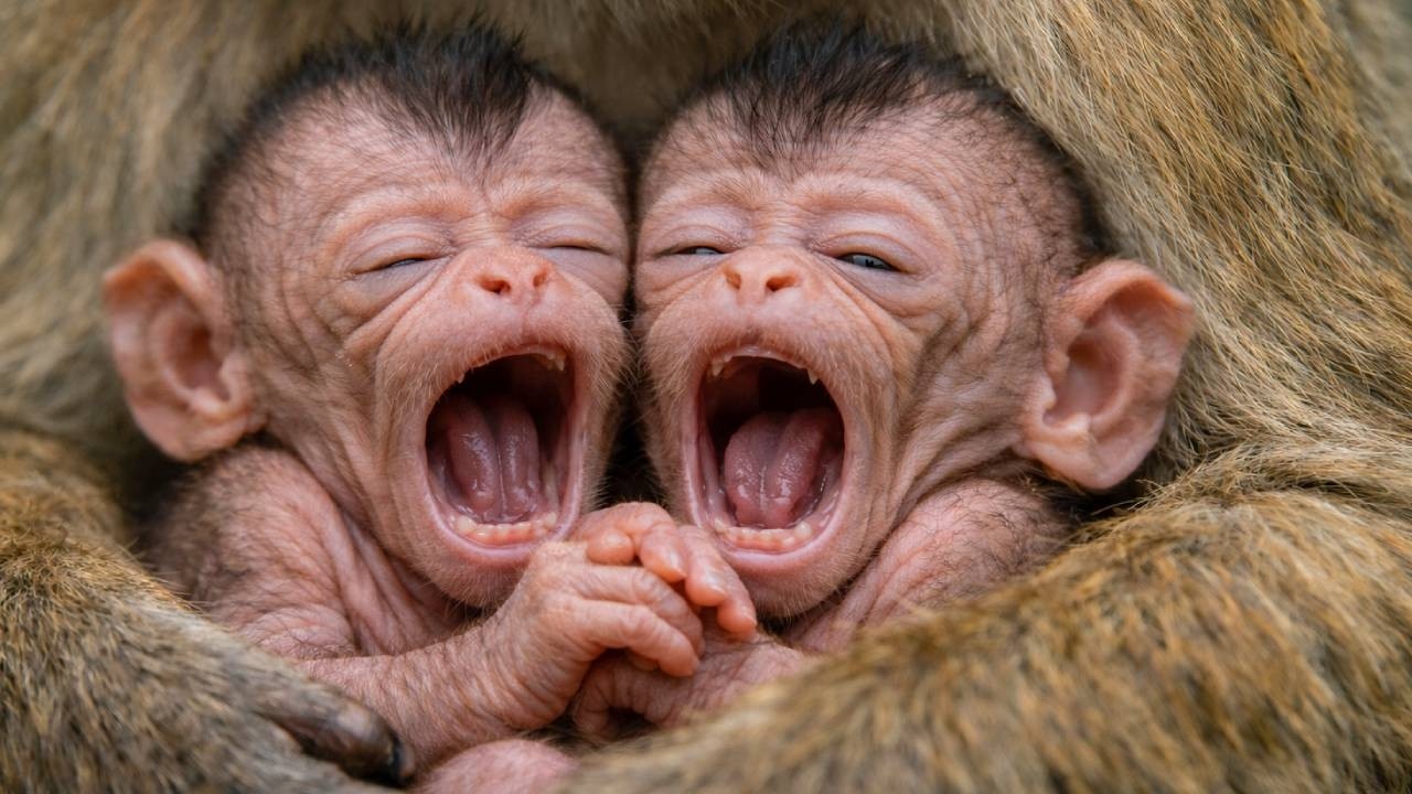 🔴LIVE: Cutest Baby Monkey First Steps 🐒💞 Awww Moment!