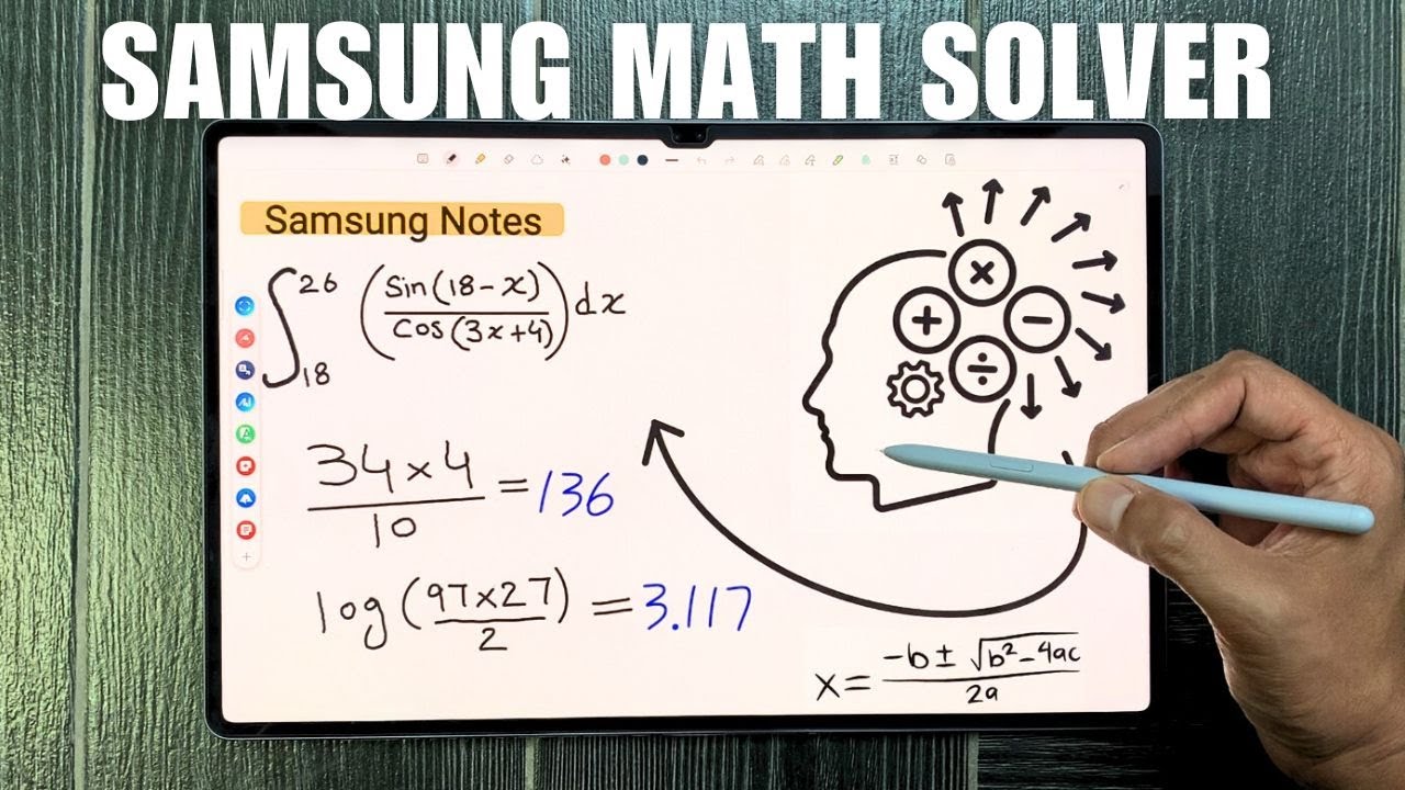 Решение математических задач Samsung Notes с помощью S Pen &mdash; последнее обновление &mdash; 5 мощных функций