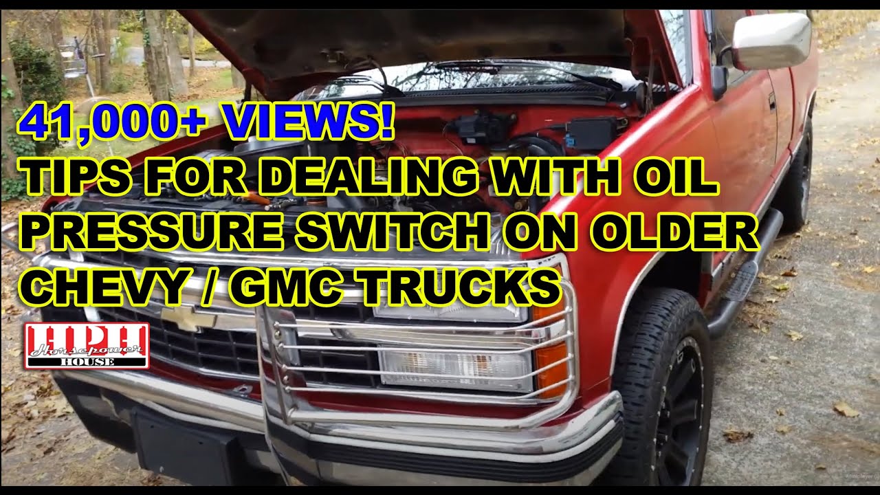 👨‍🔧 Заметки о замене датчика давления масла на грузовике Chevrolet Chevy C1500 K1500 5.7L