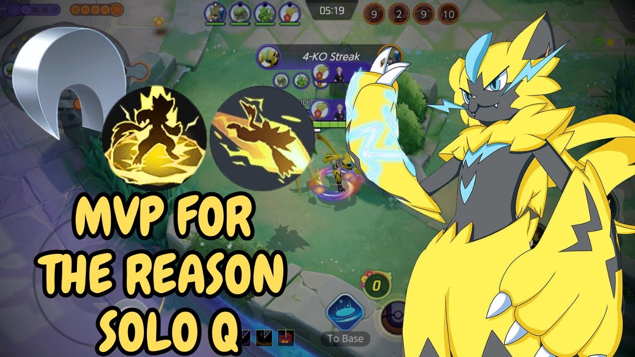 1LAKH DAMAGE WITH DISCHRGE ZERAORA SOLO Q RANK PUSH IN POKÉMON UNITE | #zeraora #pokemonunite 