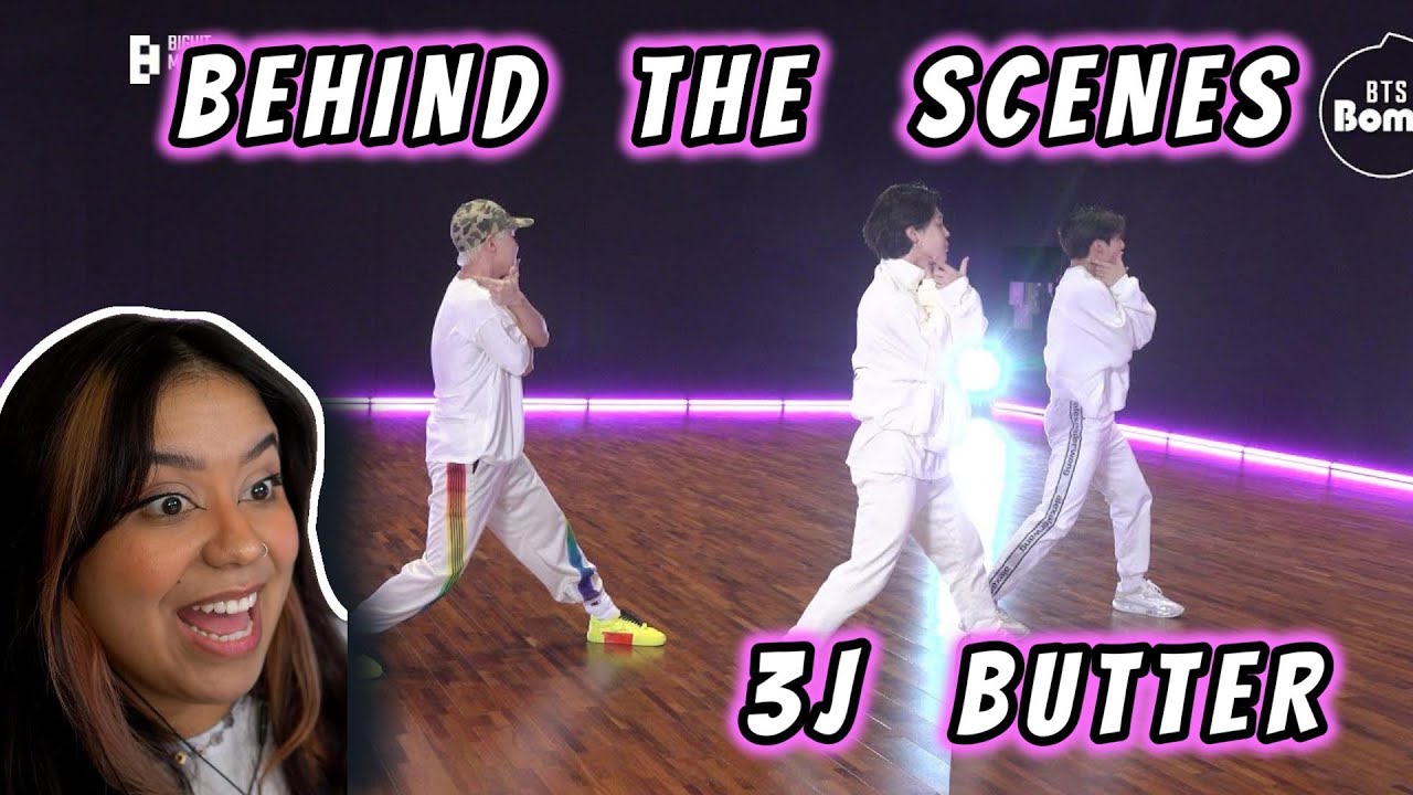 BTS - The 3J Butter Choreography Behind The Scenes REACTION!!!