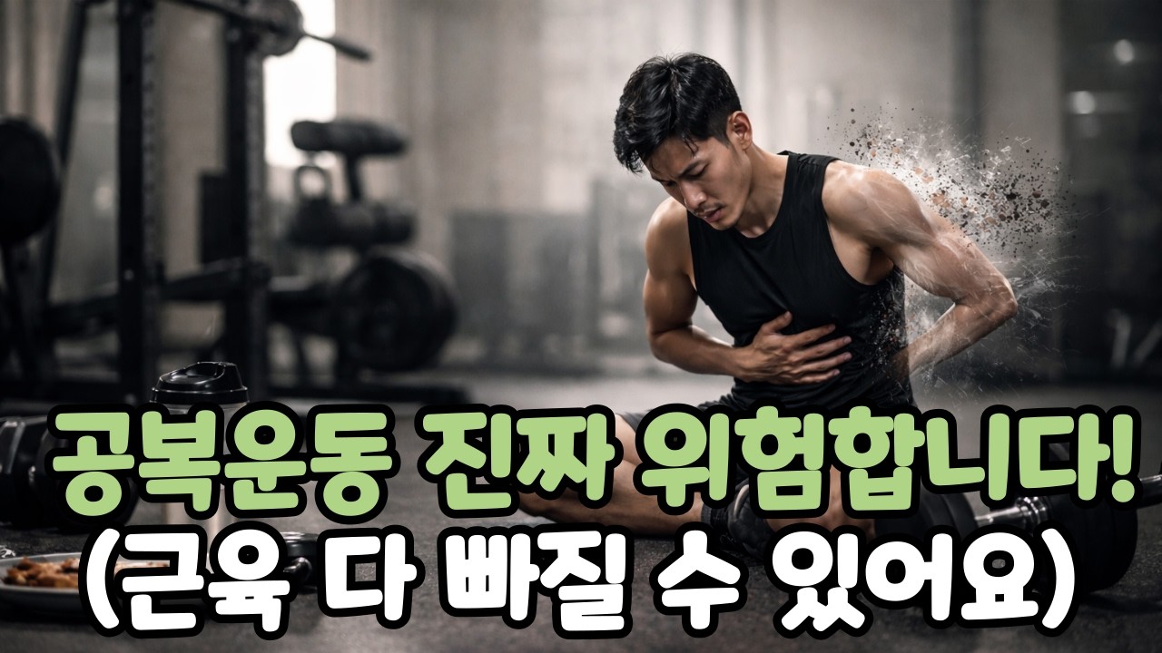 운동 전에 안 먹으면 근손실? 진실 공개합니다!